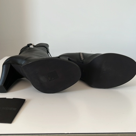 Jil Sander leather peep toe bootie - Picture 4 of 5